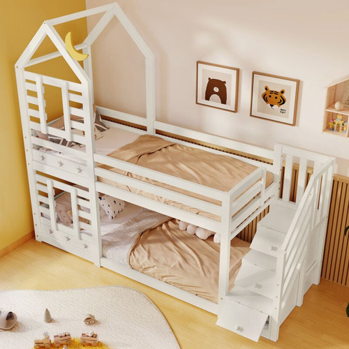 Etagenbett stauraum kinder - stauraum,