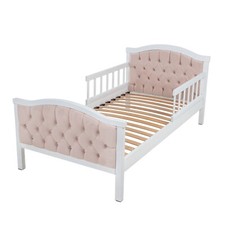 Kinderbett in creme von