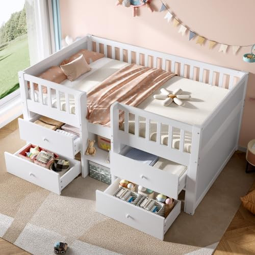 Niedriges hochbett mit - hochbett,